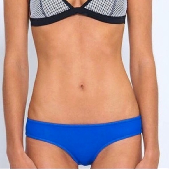 New TRIANGL Swimwear Blue Neoprene Bikini Bottom  M - Picture 6 of 6